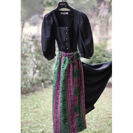 ABITO STILE TIROLESE  tg. 44 it. Dirndl "Alphorn"