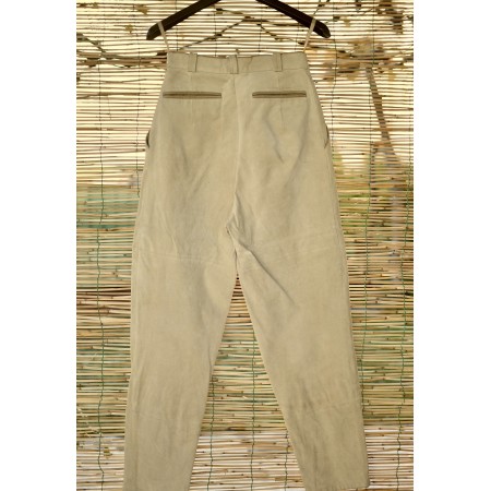 PANTALONI tg. 44/46 it. IN PELLE  TIROLESI VINTAGE MARIANNE MICHAEL