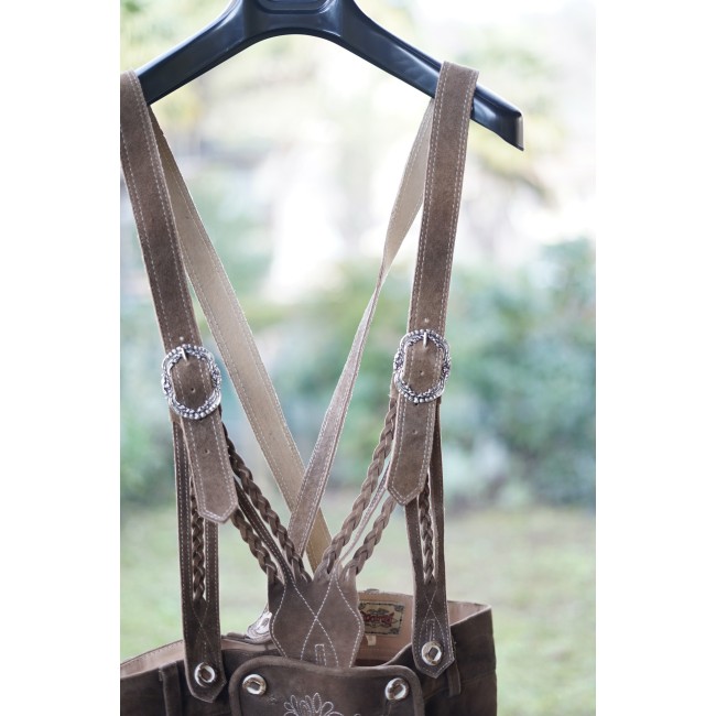 PANTALONI tg. 48/50 PELLE LEDERHOSEN STILE...