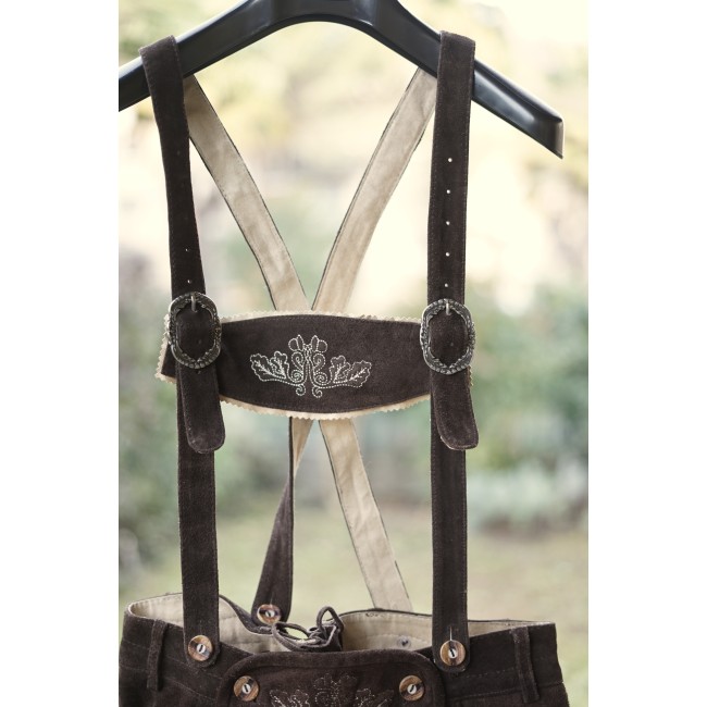 PANTALONI tg. 46/48 PELLE LEDERHOSEN STILE...