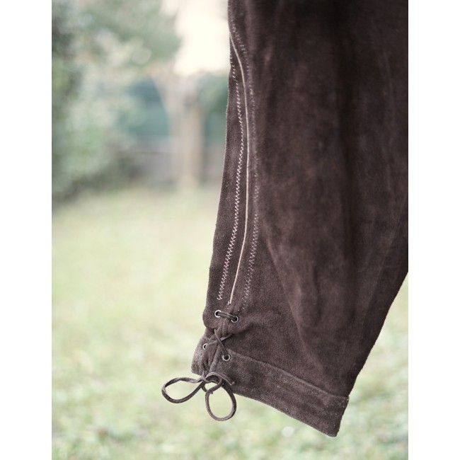 PANTALONI tg. 46/48 PELLE LEDERHOSEN STILE...