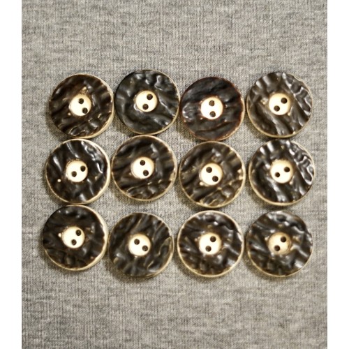 SET 12  BOTTONI STILE TIROLESE 2,2 cm