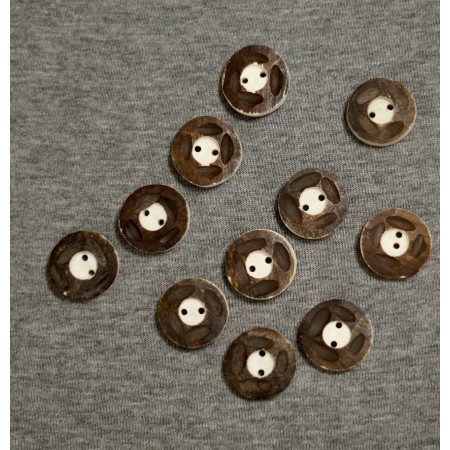 SET 11  BOTTONI STILE TIROLESE 2 cm