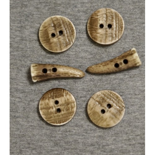 SET 4+2  BOTTONI STILE TIROLESE