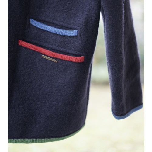 GIACCA TIROLESE LANA TG. 48it. Geiger BLU 2