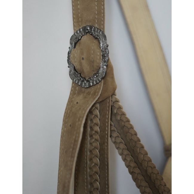 PANTALONI tg. 54 PELLE LEDERHOSEN STILE TIROLESE