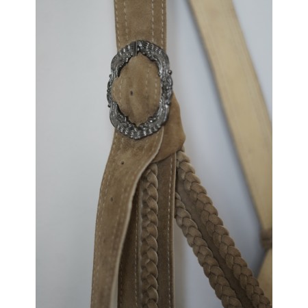 PANTALONI tg. 54 PELLE LEDERHOSEN STILE TIROLESE