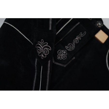 PANTALONI tg. 58 it. IN PELLE  TIROLESI