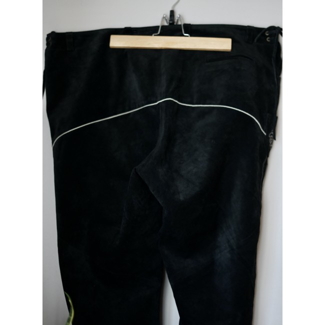 PANTALONI tg. 58 it. IN PELLE  TIROLESI