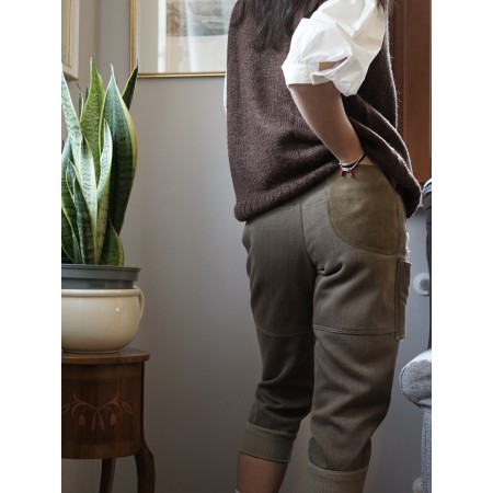 PANTALONI ZUAVA DONNA SCI VINTAGE tg 40 it. circa  Aschia Sport