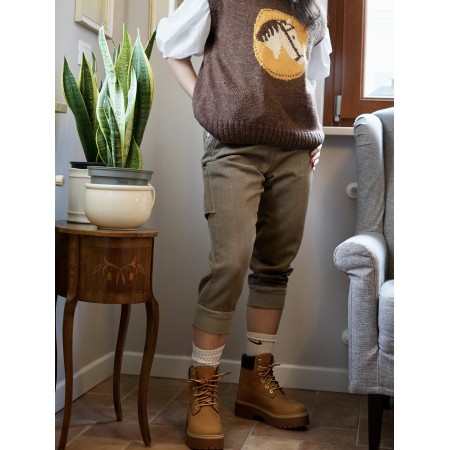 PANTALONI ZUAVA DONNA SCI VINTAGE tg 40 it. circa  Aschia Sport