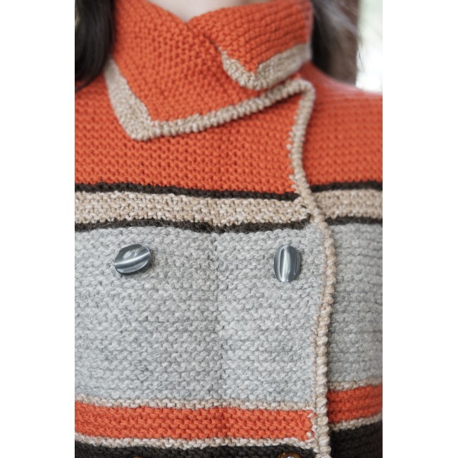 MAGLIONE LANA REALIZZATO A MANO Tg. M Vintage