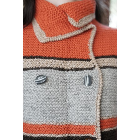 MAGLIONE LANA REALIZZATO A MANO Tg. M Vintage