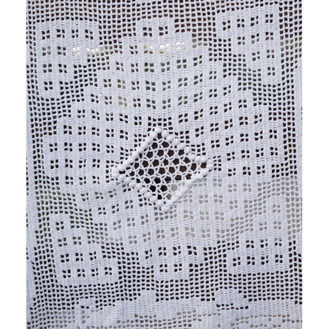 TOVAGLIA / COPRITAVOLO REALIZZATO MANO AD...