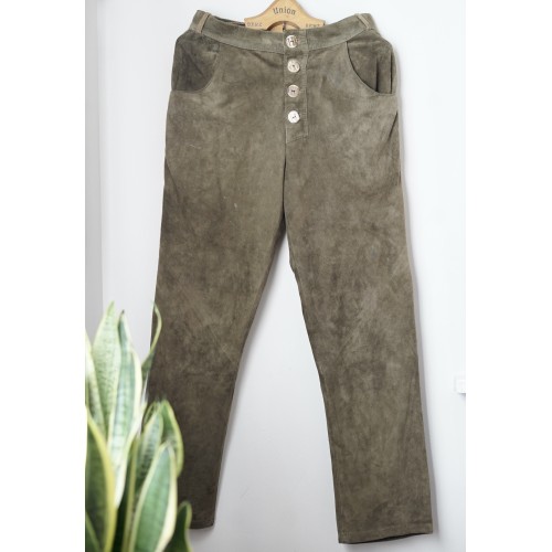 PANTALONI tg. 46/48 it. IN PELLE  TIROLESI VINTAGE