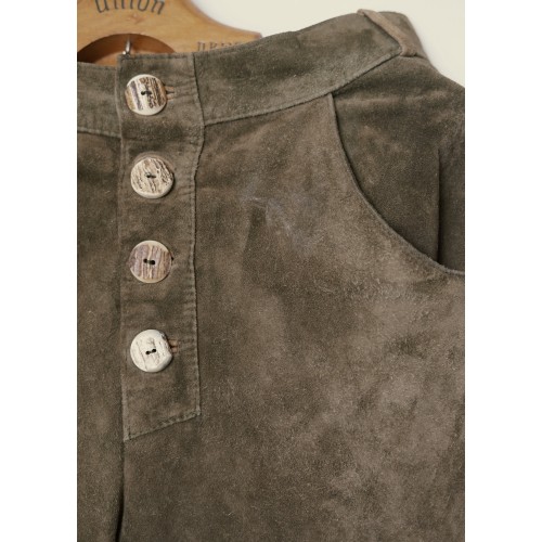 PANTALONI tg. 46/48 it. IN PELLE  TIROLESI VINTAGE 2