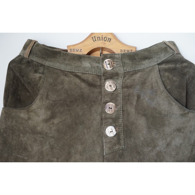 PANTALONI tg. 46/48 it. IN PELLE  TIROLESI VINTAGE