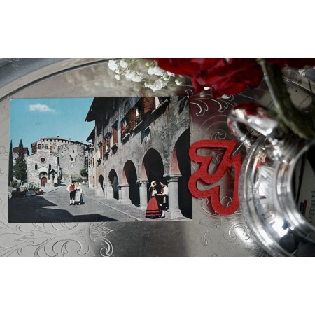 CARTOLINA GORIZIA  COSTUMI FRIULANI  CASTELLO