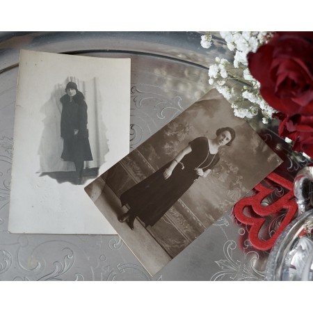 DUE CARTOLINE  1923 e 1926 GIOVANE DONNA R. Menegato Trieste