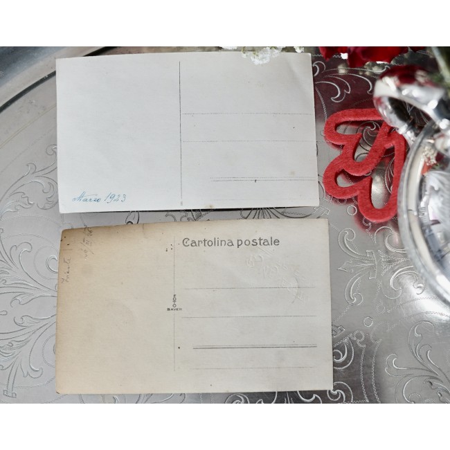 DUE CARTOLINE  1923 e 1926 GIOVANE DONNA R....