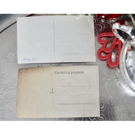 DUE CARTOLINE  1923 e 1926 GIOVANE DONNA R. Menegato Trieste