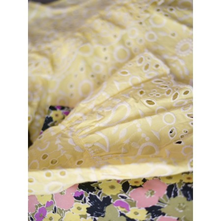 CAMICETTA CON PIZZO TG.14 uk / 44 it COLORE GIALLO