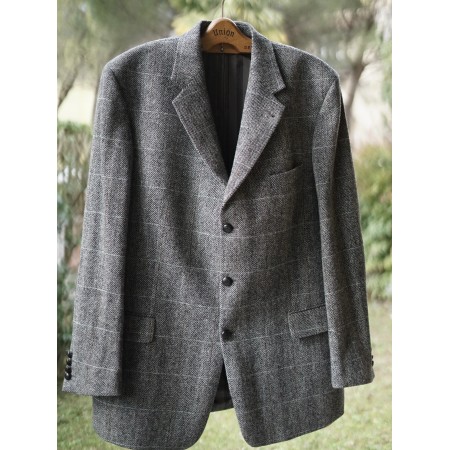 GIACCA UOMO   tg. R48 / tg. 58 italiana  Harris Twees PURA LANA