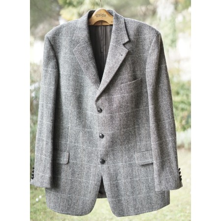 GIACCA UOMO   tg. R48 / tg. 58 italiana  Harris Twees PURA LANA