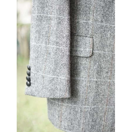 GIACCA UOMO   tg. R48 / tg. 58 italiana  Harris Twees PURA LANA