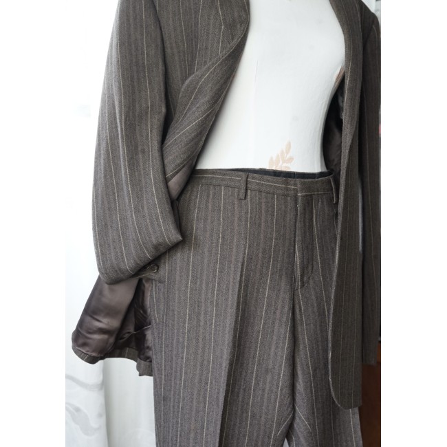 COMPLETO IN LANA MARRONE  tg. 50/52 it....