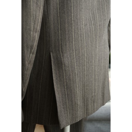 COMPLETO IN LANA MARRONE  tg. 50/52 it. GAZZARINI UOMO