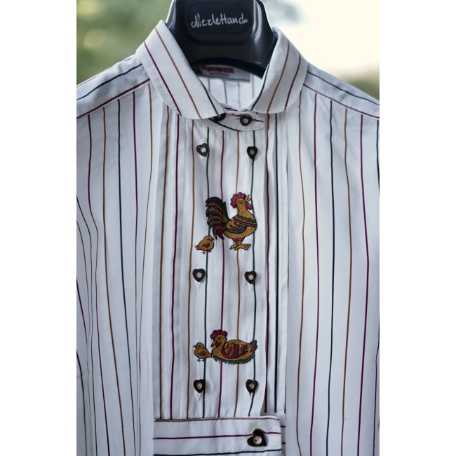 CAMICIA  STILE TIROLESE  TG. 48/50 it. Alphorn