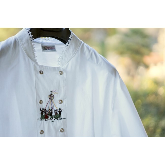 CAMICIA  STILE TIROLESE  TG. 48/50 it. Alphorn