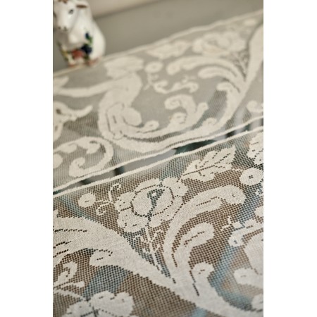 ANTICHI INSERTI IN FILET A RETE CREMA