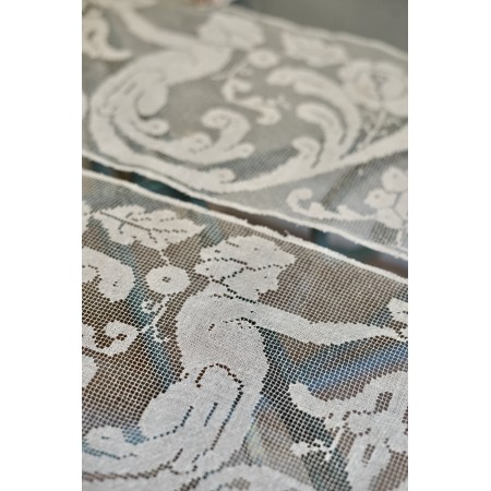 ANTICHI INSERTI IN FILET A RETE CREMA