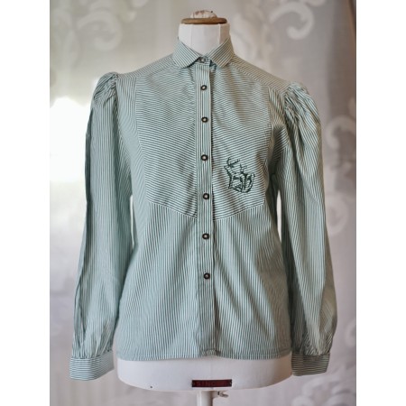 CAMICIA  STILE TIROLESE  TG. 44 it. Gede