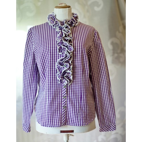 CAMICIA  STILE TIROLESE  TG. 44/46 it. Country Line
