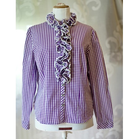 CAMICIA  STILE TIROLESE  TG. 44/46 it. Country Line