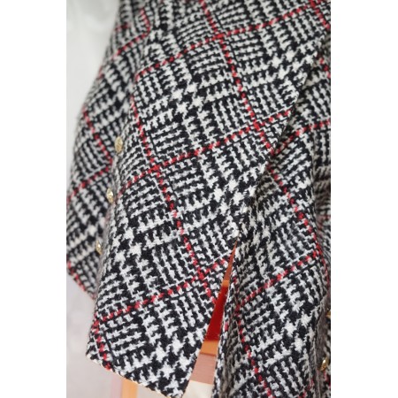 CAPPOTTO AMPIO LANA  tg. XXL LOU ALDA IN TESSUTO A MANO