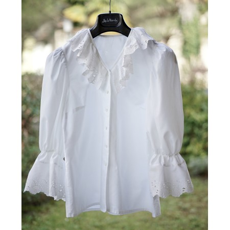 CAMICIA  STILE TIROLESE  TG.44/46 it. Erba Diolen