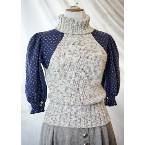 GILET  tg.M  DONNA MAGLIA LANA 50%