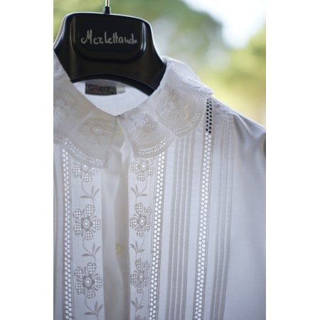 CAMICIA  STILE TIROLESE  TG.46 it. Gratz