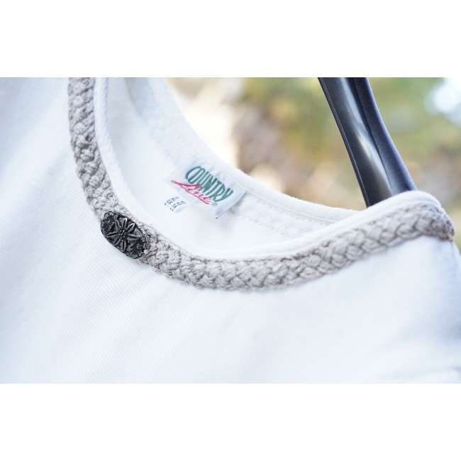 CAMICIA  STILE TIROLESE  TG. 46/48 it. Country...