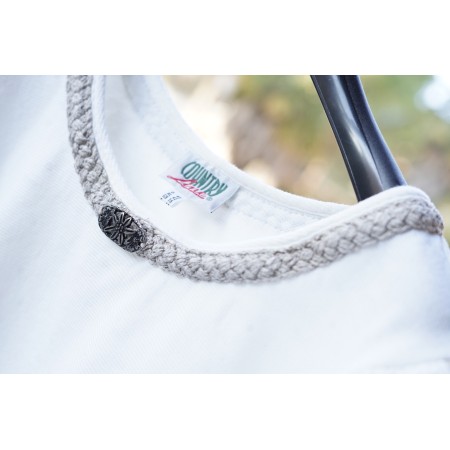 CAMICIA  STILE TIROLESE  TG. 46/48 it. Country Line