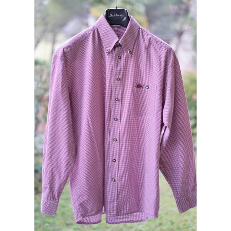 CAMICIA UOMO TIROLESE  TG.XL  43/44  Distler quadretti