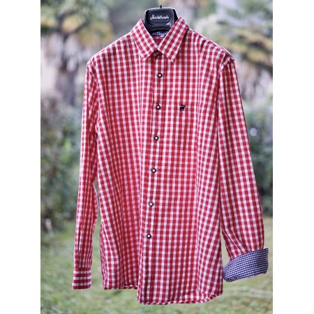 CAMICIA UOMO TIROLESE  TG. L  41/42 Waldschutz