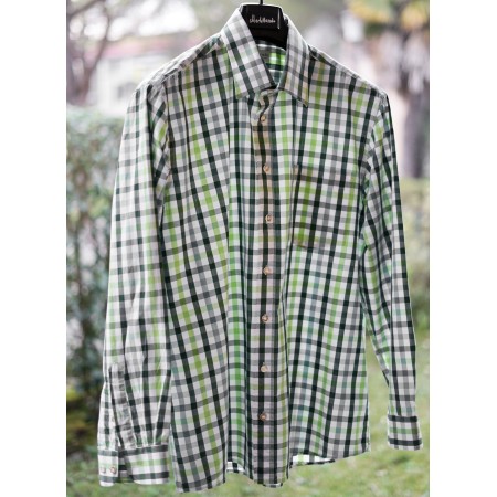 CAMICIA UOMO TIROLESE  TG. XL  43/44 Almsach