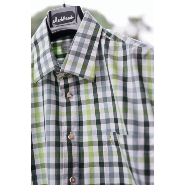 CAMICIA UOMO TIROLESE  TG. XL  43/44 Almsach