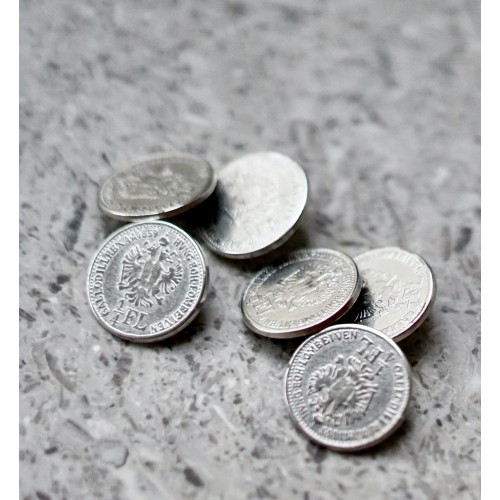 SET 6  BOTTONI STILE TIROLESE 2,5 cm