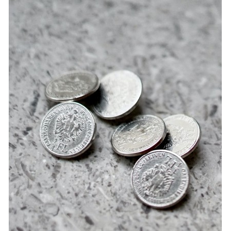 SET 6  BOTTONI STILE TIROLESE 2,5 cm